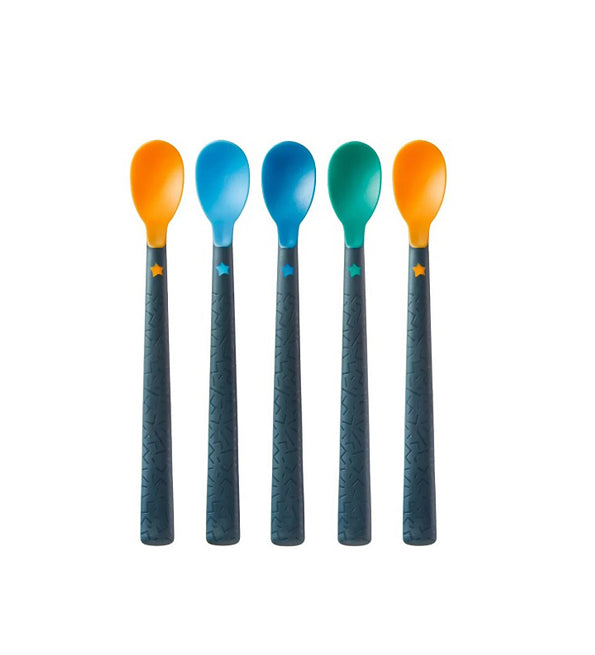 Tommee Tippee Lot de 5 Cuillères d’apprentissage 4M+