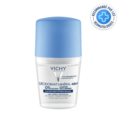 Vichy déodorant minéral roll-on 48h – 50 ml