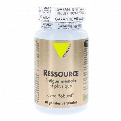 Vit'All+ Ressource 30 Gelules Vegetales
