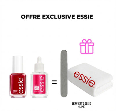 ESSIE PACK - QuickE Drying Drops +  NAIL COLOR 427 MAKI ME HAPPY