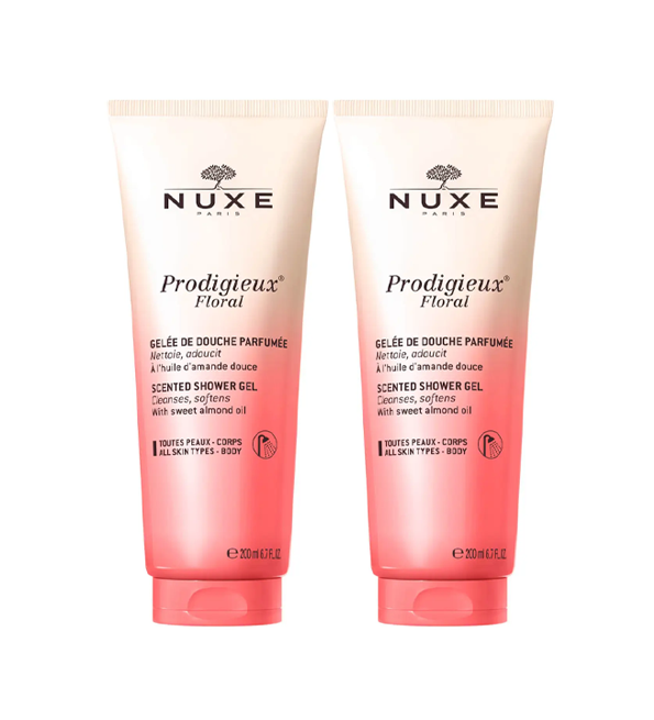NUXE Prodigieux® Floral Gelée de Douche Délicate 200ml + Floral Gelée de Douche Délicate 200ml OFFERT