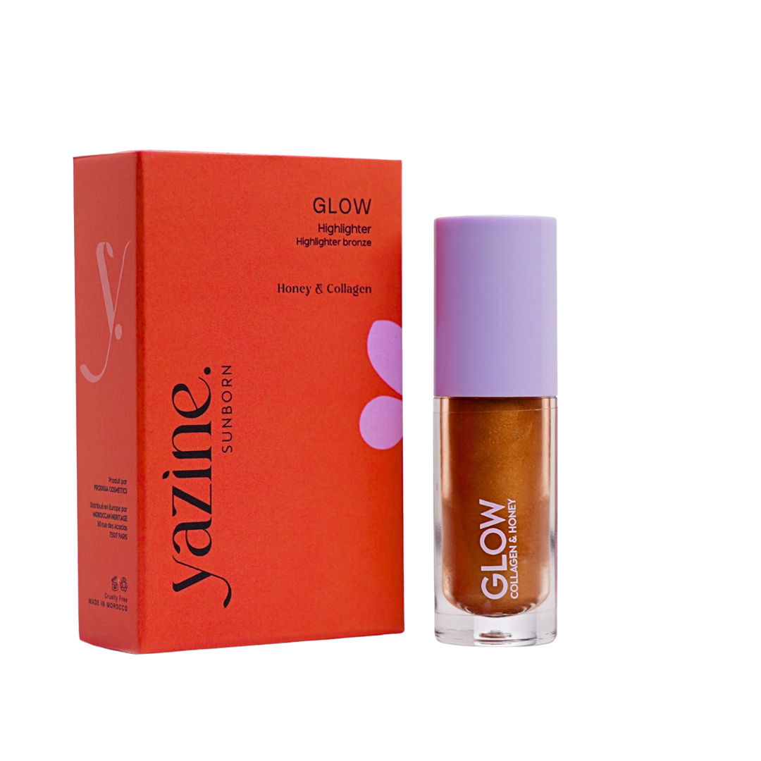 Yazine Glow Highlighter Bronze Miel & Collagene 5ml