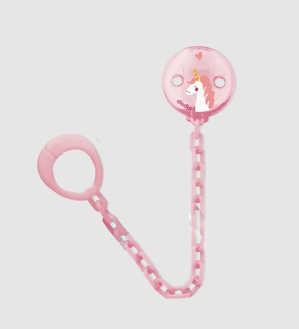 Dodie attache sucette chainette UNICORNE