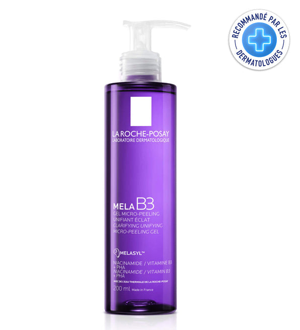 La Roche-Posay Mela B3 Clarifying Micro-Peeling Cleanser 200ml – Réduit Taches Brunes et Uniformise le Teint