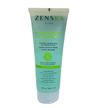 Zenska Gel Nettoyant Moussant Visage Et Corps 250 ml