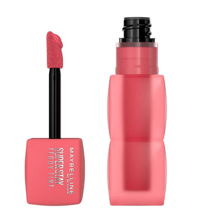 MAYBELLINE NEW YORK SUPERSTAY TEDDY TINT BLUSH À LÈVRES LIQUIDE FINI mat fondu petalcore 40