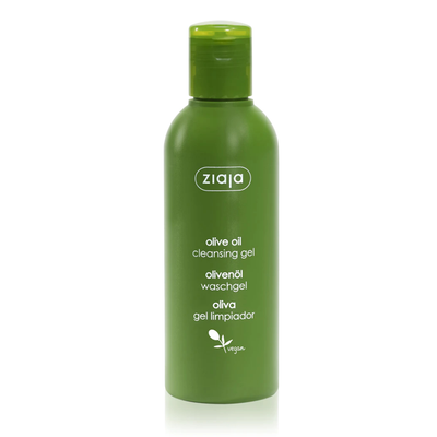 Ziaja Gel Nettoyant à l’Olive 200ml Nettoyant Naturel Doux & Nourrissant