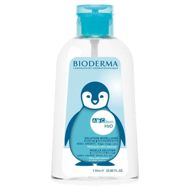 Bioderma Abcderm H2O Solution Micellaire Nettoyant Ultra Douceur 1L