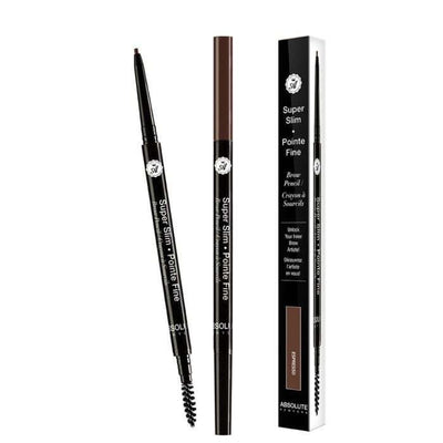 Absolute New York Super Slim Eye Brow Pencil Espresso 02