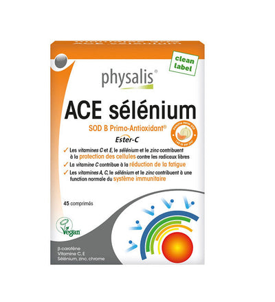 Physalis ACE Selenium 45 Comprimès