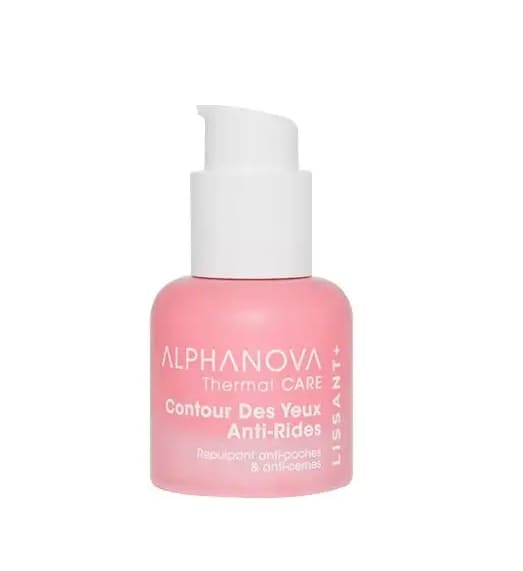 Alphanova Contour des Yeux Lissant+ 15ml – Soin Anti-Rides, Anti-Cernes & Anti-Poches