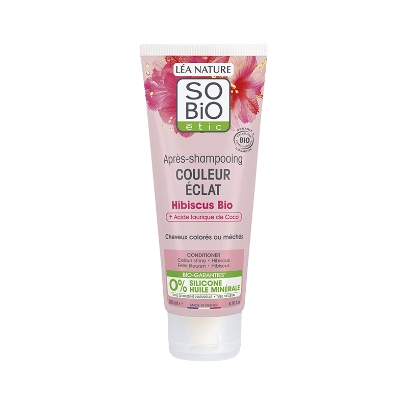 SO BiO APRES-SHAMPOOING COULEUR ECLAT HIBISCUS 250ML