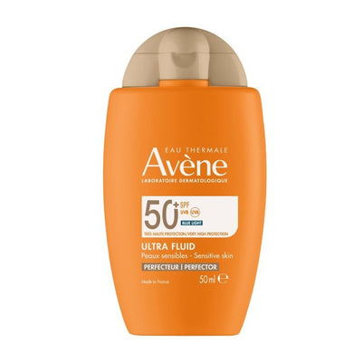Avene ultra fluid perfecteur spf 50 blue light peau sensible 50 ml