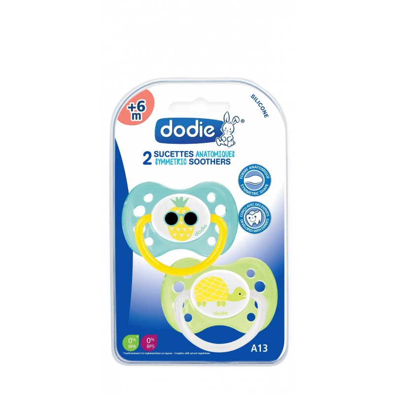 Dodie Sucette Anatomique +6 Mois Duo A13 Summertime