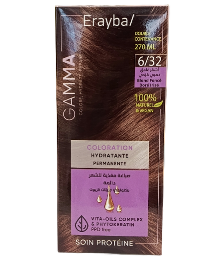 Erayba Gamma Coloration Hydratante 6/32