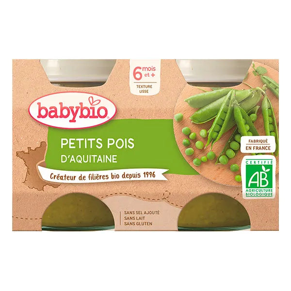 Babybio – Petit Pot Petit Pois 2 X 130 G