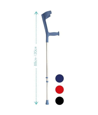 Cannes Anglaises Ergonomiques Réglables en Hauteur (La Paire de Béquilles / 3ekaz)