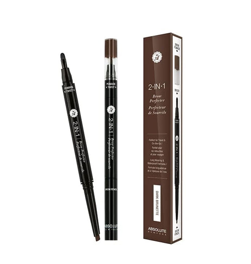 Absolute New York 2 In 1 Brow Perfecter Dark Brunette