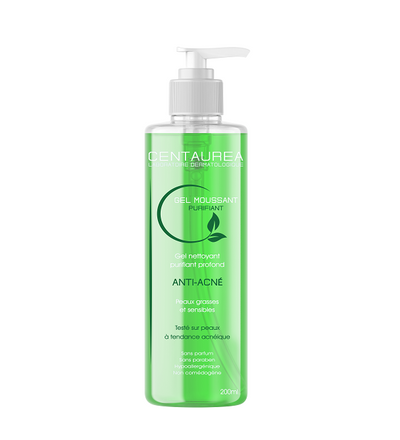 Centaurea Gel Moussant Purifiant Anti Acne 200ml
