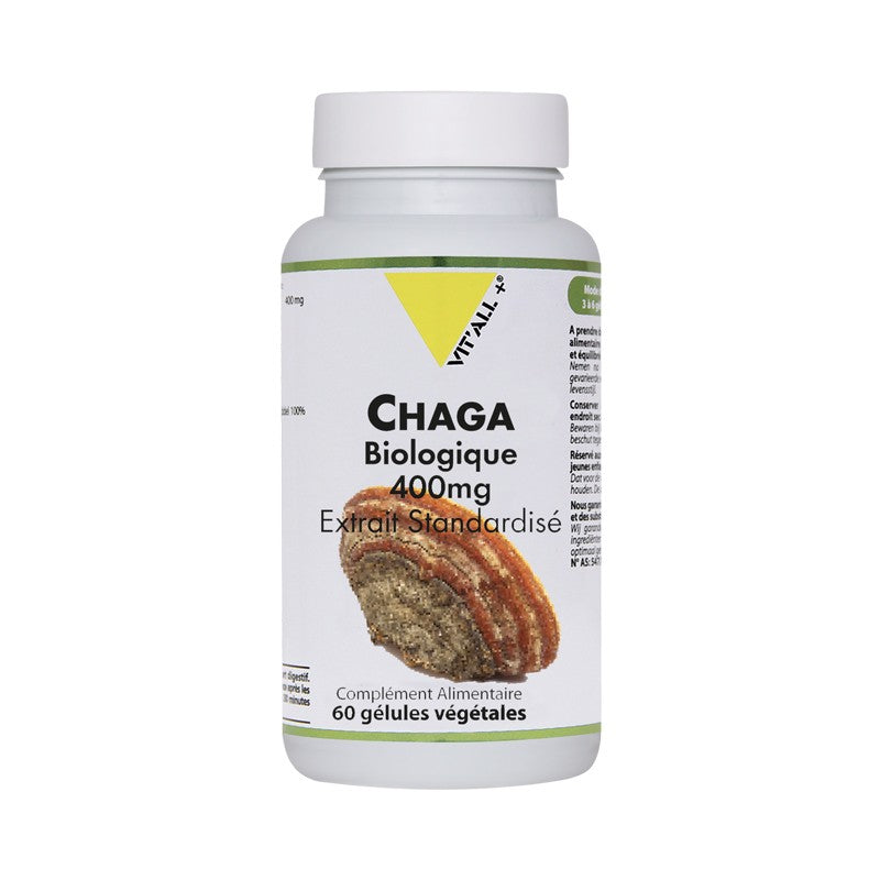 Vit'All + Chaga Biologique 400 Mg 60 Gelules