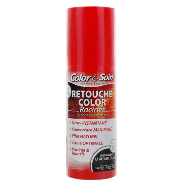 3 CHENES COLOR & SOIN SPRAY RETOUCHE CHATAIN fonce 75ML