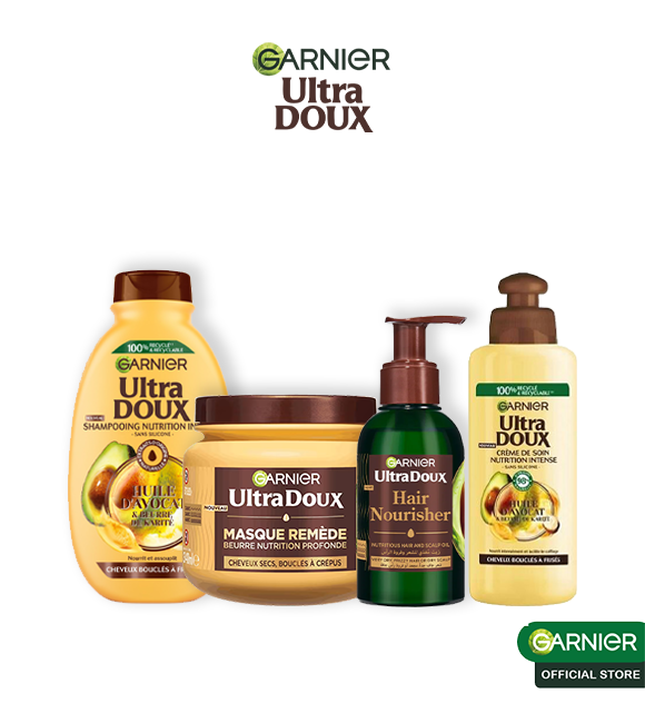 Garnier Ultra Doux Avocat Routine Pour Cheveux Boucles