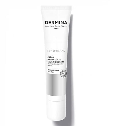 Dermina Sensi Blanc Creme Hydratante Eclaircissante Peaux Normales A Seches 40 ml