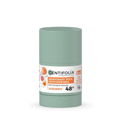 Centifolia Déodorant Stick Rechargeable Agrumes 48h – Fraîcheur Naturelle & Protection Longue Durée