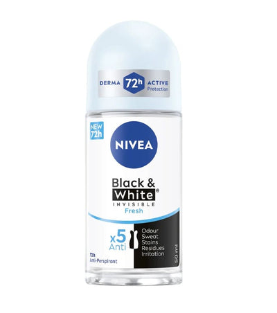 Nivea Deodorant Black & White Invisible Fresh Anti-Perspirant 72H
