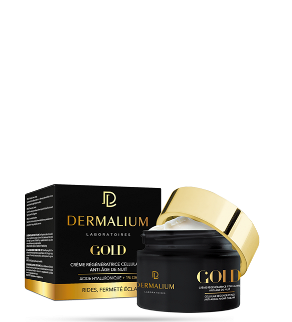 Dermalium Gold Crème Régénératrice Cellulaire Anti-Âge De Nuit 50Ml