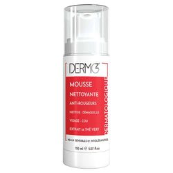 DermoZ Mousse Nettoyante Anti-Rougeurs Démaquillante 150ml