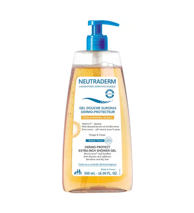 Neutraderm Gel Douche Surgras Dermo Protecteur Pompe 500Ml