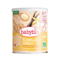 BABYBIO 5 Céréales Vanille 220G