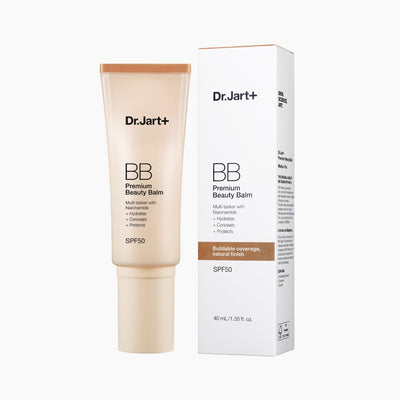 Dr. Jart+ BB Premium Baume de Beauté SPF50 Teinte 03 Medium-Tan 40ml – Soin Unifiant & Haute Protection