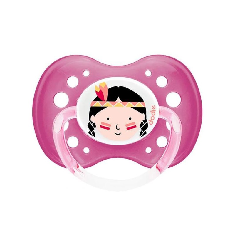 Dodie Sucette Anatomique A37 +18M Fille Indienne Princesse Fleurs