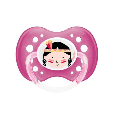 Dodie Sucette Anatomique A37 +18M Fille Indienne Princesse Fleurs