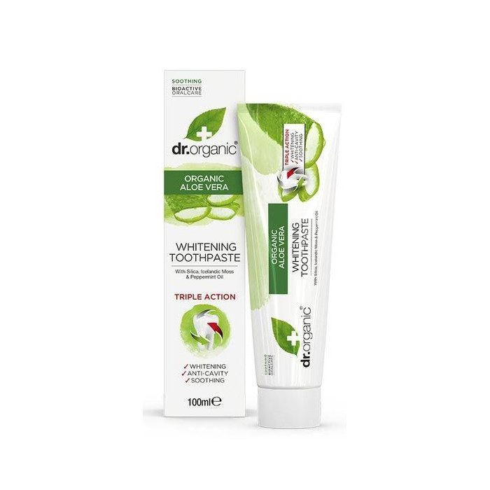 Dr Organic Dentifrice A L'Aloe Vera 100 ml