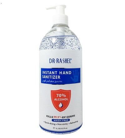 DR RASHEL DESINFECTANT INSTANT HAND SANITIZER Gel 75% ALCOHOL 1L