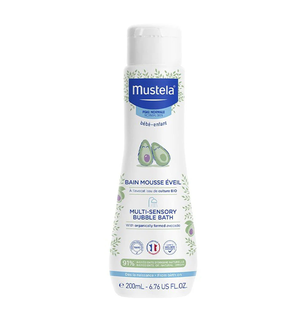 Mustela bain mousse éveil 200 ml