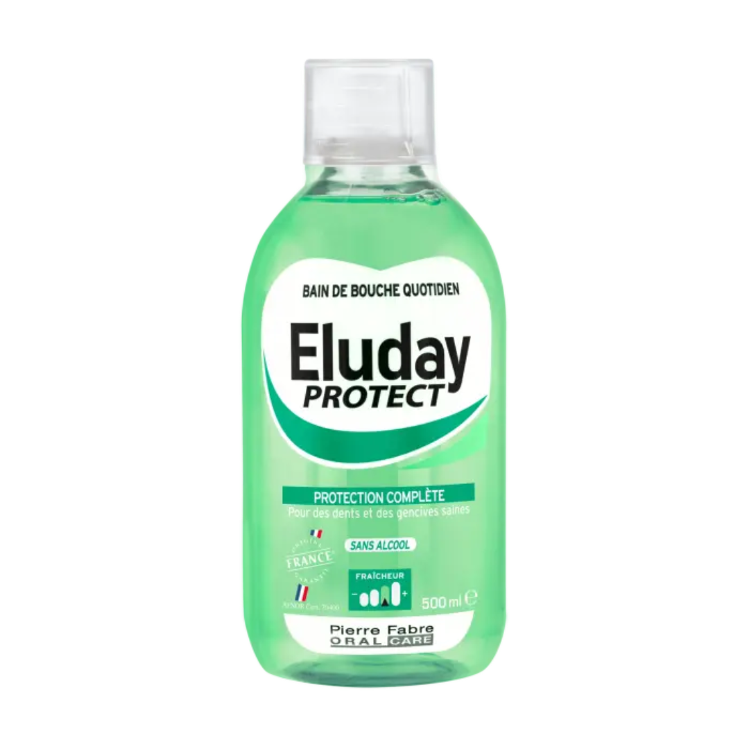 Elgydium Eluday Protect Bain de Bouche 500ml – Protection Quotidienne Des Gencives