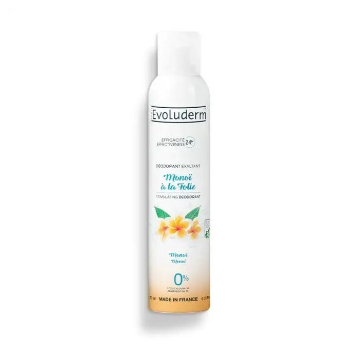 Evoluderm Deodorant Monoi A La Folie Efficacite 24H 200Ml