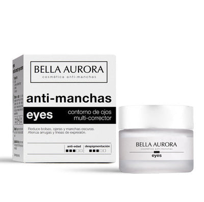 Bella Aurora Pigment Stop Eye Contour Cream 5in1 15ml – Soin contour des yeux anti-taches et éclat