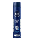 NIVEA MEN Déodorant Spray Protect & Care 72h 200ml – Protection, Soin & Fraîcheur Longue Durée