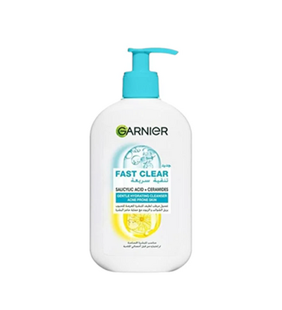 Garnier Fast Clear Gentel Cleanser 250Ml