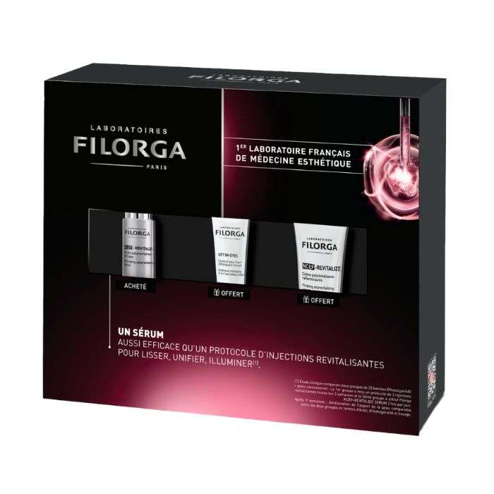 FILORGA NCEF-REVITALIZE SERUM 30ml - CREME 15 ML + OPTIM EYES 4ML OFFERTS