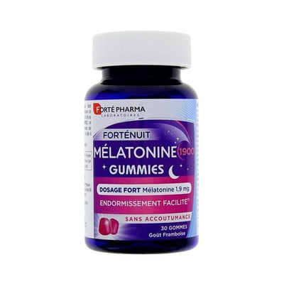 Forte Pharma Forte Nuit Melatonine Gummies 30 Gommes Gout Framboise