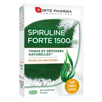 Forte Pharma Spiruline Forte 1500 Mg Riche En Proteines 30 Comprimes