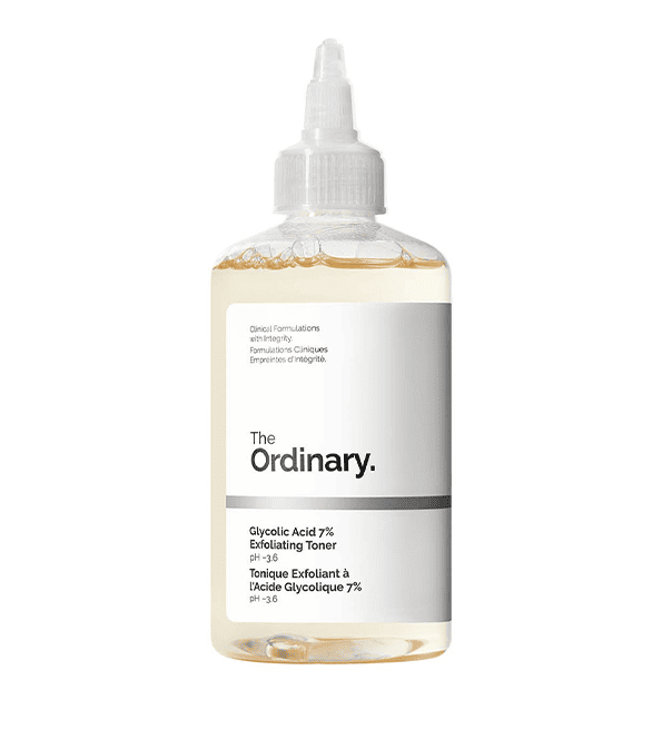 The Ordinary Glycolic Acid 7% Exfoliating Toner — 240 ml — présentation du produit