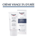Eucerin urea repair creme visage peau seche 5 % d'uree 50 ml