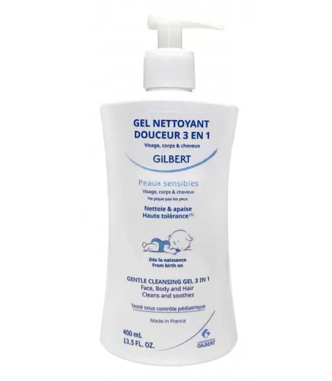 Gilbert GEL NETTOYANT DOUCEUR 3 EN 1 400ML